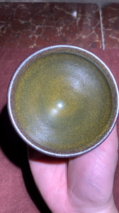 一线品牌窑口一方龙窑周岐辉老师柴烧建盏一只,代表作品茶沫釉面