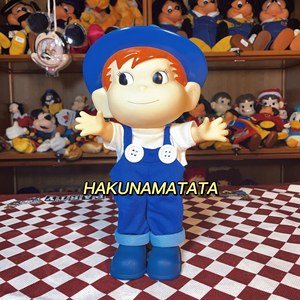 现货日本中古不二家1999年牛奶弟背带裤款