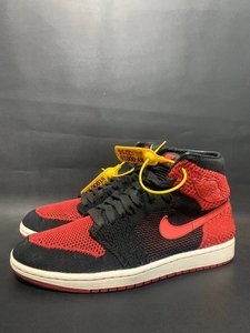 【已验货】二手正品41码耐克nikeaj1黑红编织休闲篮球鞋