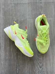 440人付款淘宝nike/耐克m2k tekno荧光绿复古老爹鞋av4789不搭调
