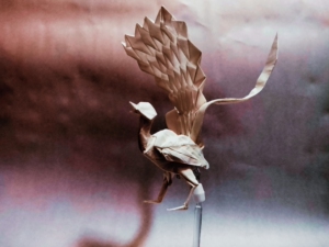 琴鸟澳大利亚国鸟折纸成品定制