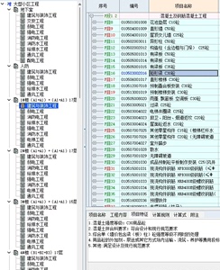 宏业清单组价模板  有项目特征  计价文件 四川地区工程量清