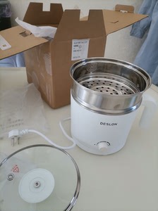 全新 deslon 德世朗电煮锅食品级304不锈钢蒸锅电蒸锅