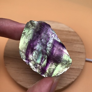 天然萤石原石原矿摆件 浴缸石 收藏石 盆景 颜色很冰很透