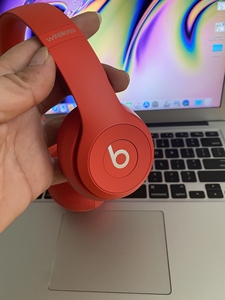 beats solo3中国红头戴式蓝牙耳机solo3魔音耳机