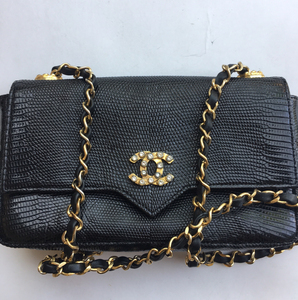 香奈儿chanel蜥蜴皮cf大mini.方胖子 19 le62