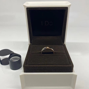 ido 18k金拼玫瑰金男士钻戒