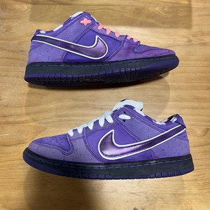 dunk紫龙虾41码原盒配件 成色不错 正常穿着磨损