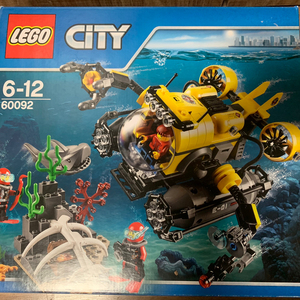 lego乐高 城市系列 60092 深海探险潜水艇拼插积木玩
