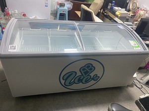 澳柯玛（AUCMA）商用卧式冷柜雪糕柜展示柜岛柜冰柜大容量弧