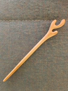 纯手工雕刻桃木发簪女古风