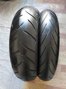 邓禄普半热熔摩托车轮胎120/70zr17,160/60zr