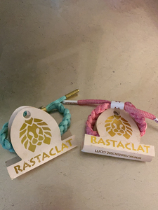 小狮子rastaclat 前两年很流行买的 情侣款手链粉色