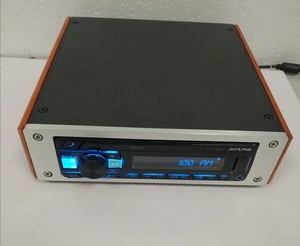 alpine阿尔派cd机车载改家用机箱,单层(单锭