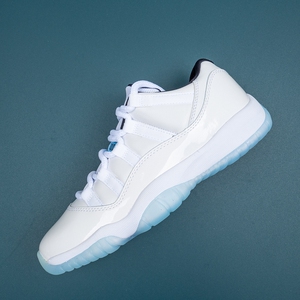 aj11 传奇蓝 白蓝漆皮低帮air jordan 11 低