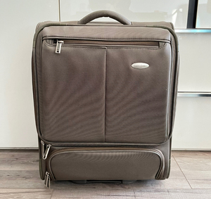 samsnite拉杆箱!棕,商务小巧,基本没有使用痕迹,成新