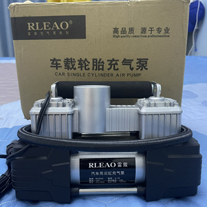 【雷傲】车载充气泵双缸大功率汽车打气泵12v高压打气筒便携轮