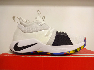 男鞋--nike耐克 保罗乔治2代 泡椒pg2 ncaa白迷