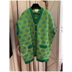 娜扎同款gucci古驰 秋款毛衣马甲开衫,明