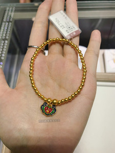 六福珠宝手链|古醇金x珐琅彩|现货可拍