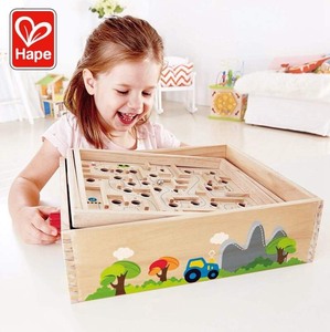 【全新正品】Hape迷宫幼儿益智玩具走珠磁性磁力磁铁平衡滚珠