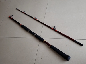 专业锚鱼杆碳素可视锚竿1米65长插节超硬加粗巨物竿高碳锚竿