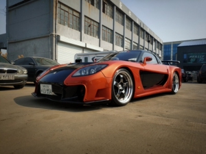马自达rx-7 速度与激情3拍摄备用车!真车,不是模型.