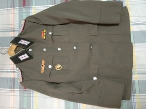 东德人民军黑领常服,装甲兵少校g52码,马裤g56-2,被改