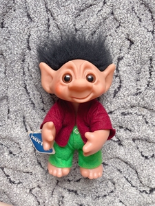 巨魔娃娃 troll doll dam 1977稀有脸模可爱