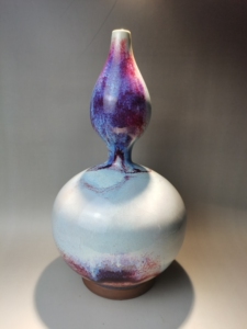 中国神后镇钧瓷福禄瓶.中国工艺美术大师孔相卿作品,结缘懂行的