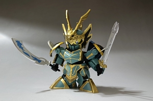 sd高达三国项羽  逆x 全件喷漆 精乐本体 笔涂补色 最后