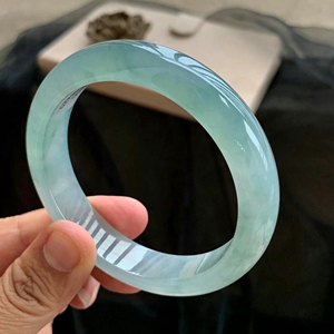 星空蓝 冰蓝牛仔蓝天空蓝翡翠手镯 『银河