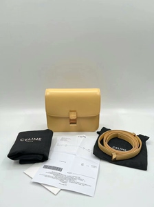 闲置 celine/赛琳 黄色 box豆腐包 小号成色好 包