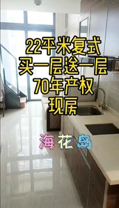 中国海花岛30万一房一厅 出售 70年产权，拎包入住。