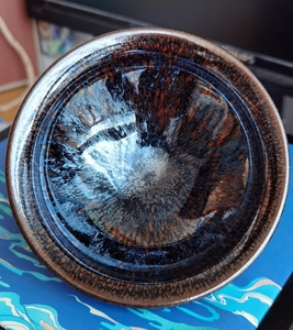 余国彬建盏精品无瑕疵看看品相看看釉色润度