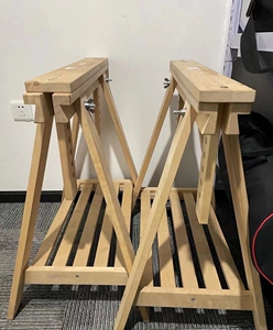 宜家芬沃尔德带搁板桌面支架桌腿桌面,实木,可升降,最后一张是