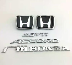 本田六代雅阁2.3标志accord广州honda英文前标中网