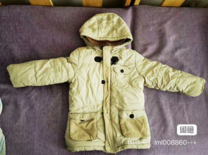 韩国小木马TWINKIDS童装男童加厚棉服滑雪服冲锋衣棉袄