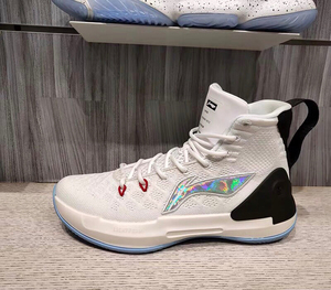 李宁驭帅13首发白高帮纯白包裹好奴帅十三abap075