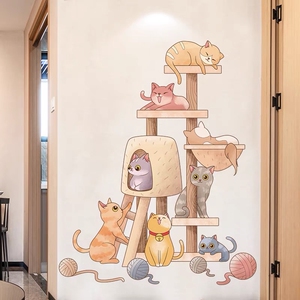 宠物店涂鸦彩绘壁画北京河北石家庄保定天津墙绘彩绘壁纸壁画上海