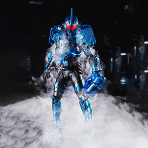 收万代假面骑士shf 红爹 暴雪机器人 冰拳