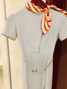 舒淇乘务员同款 海航制服 天航制服 海航系 国际灰 夏季连衣