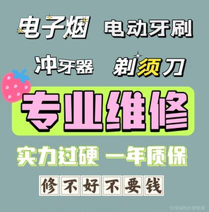 维修牙刷，冲牙器，剃须刀等日常家电，电推剪，筋膜枪，儿童点读