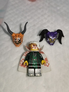 乐高幻影忍者-晴美公主 欺诈面具 仇恨面具