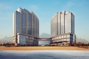 协议价代订青岛鲁商凯悦酒店，青岛海边的五星级酒店，自带沙滩，