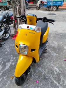 到货一台极品小王鸭100cc雅马哈酷奇是才开了1240km