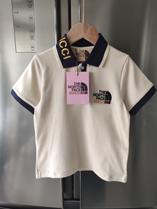 全新包邮tnf北面 联名款刺绣logo 儿童夏季短袖polo