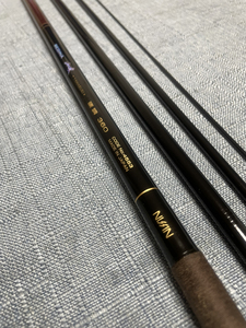 日本产宇崎日新 山吹3.6米台钓竿