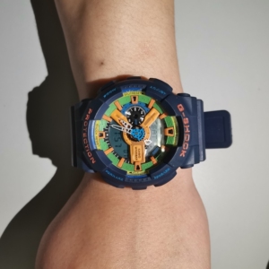 casio卡西欧gshock蓝积木时尚潮流运动防水男表ga