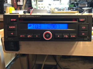 捷达车cd机老捷达cd机捷达王cd机原车拆下功能全好